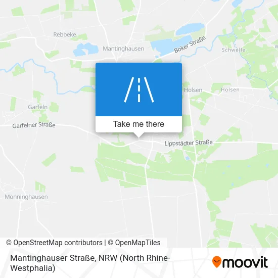 Карта Mantinghauser Straße