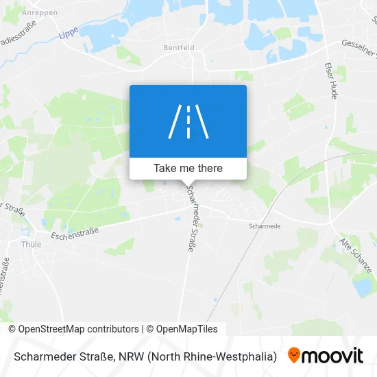 Scharmeder Straße map