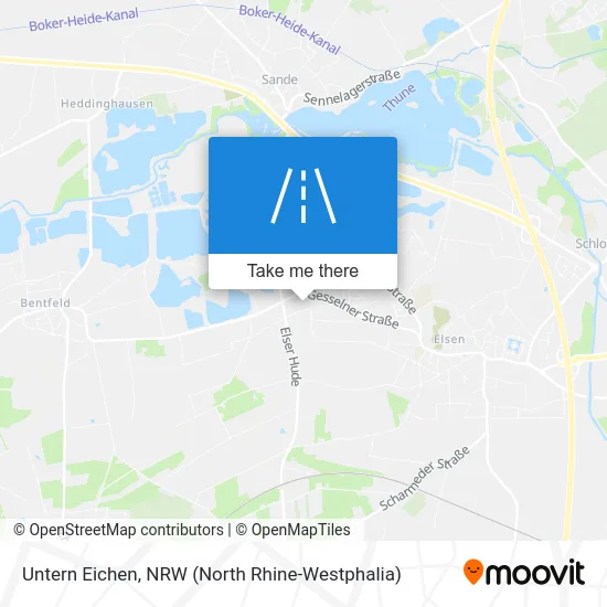 Карта Untern Eichen