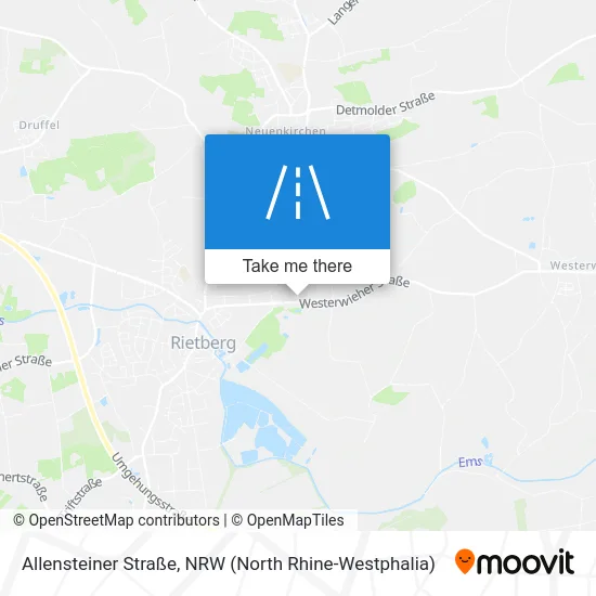 Карта Allensteiner Straße