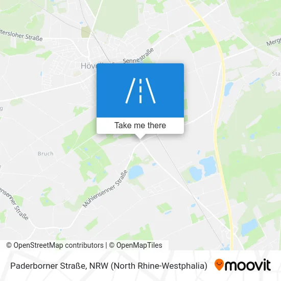 Карта Paderborner Straße