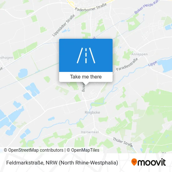 Карта Feldmarkstraße