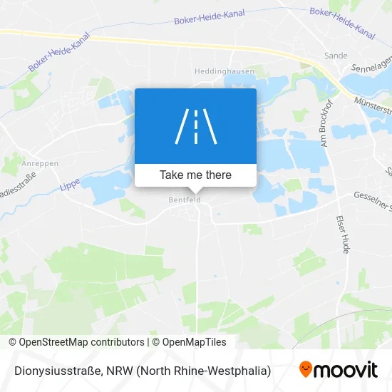Карта Dionysiusstraße