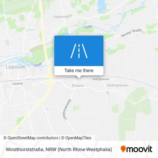 Карта Windthorststraße
