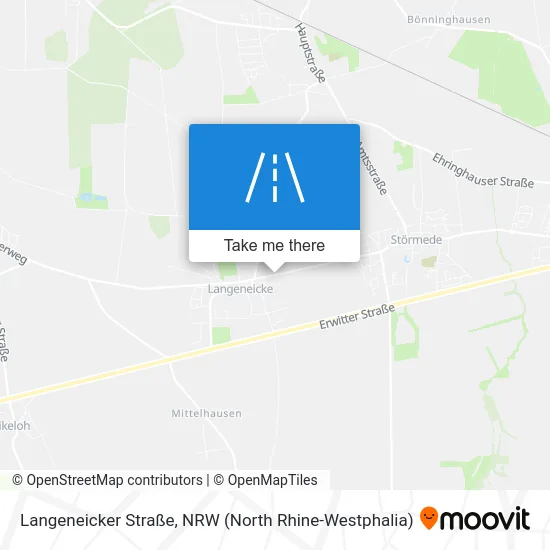 Карта Langeneicker Straße