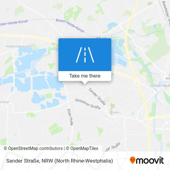 Карта Sander Straße