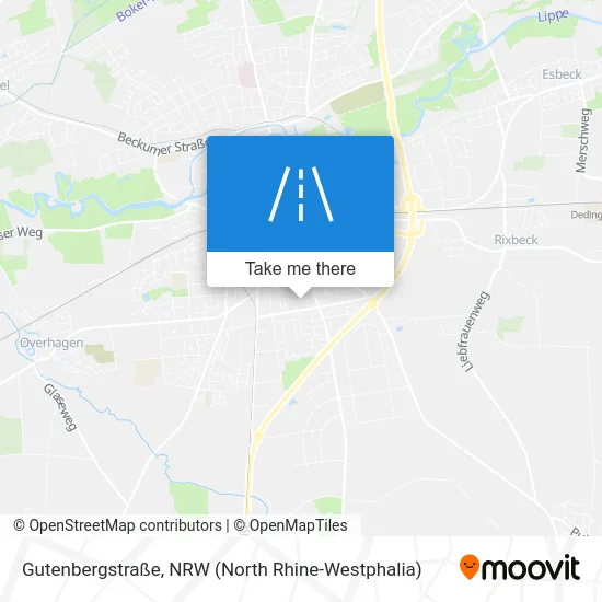 Карта Gutenbergstraße