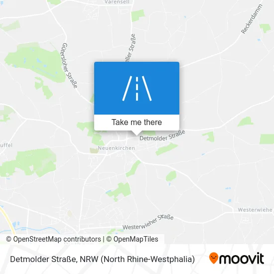 Карта Detmolder Straße