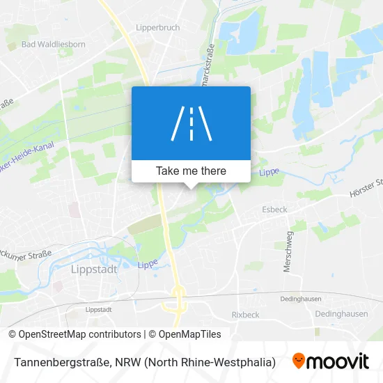 Карта Tannenbergstraße