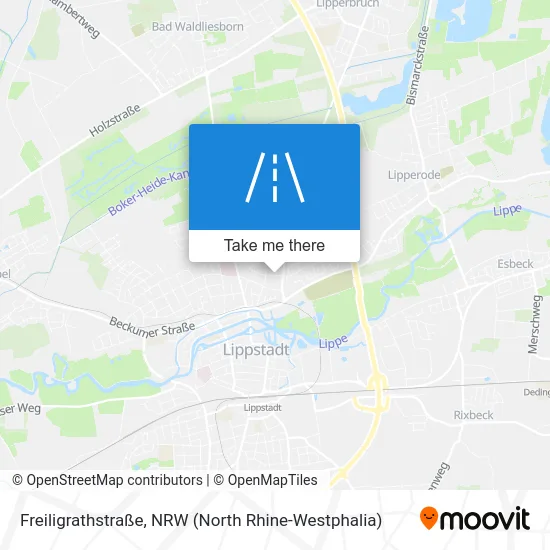 Карта Freiligrathstraße