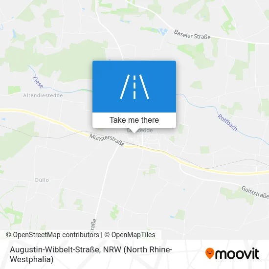Карта Augustin-Wibbelt-Straße