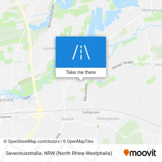 Карта Severinusstraße