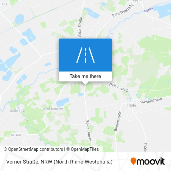 Карта Verner Straße