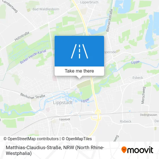 Карта Matthias-Claudius-Straße