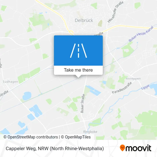 Карта Cappeler Weg