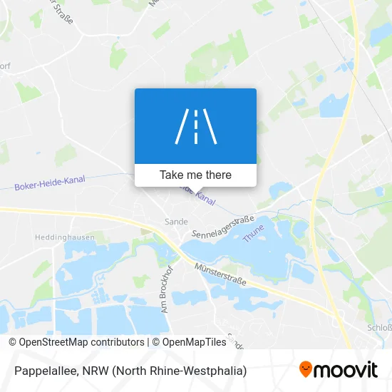 Карта Pappelallee