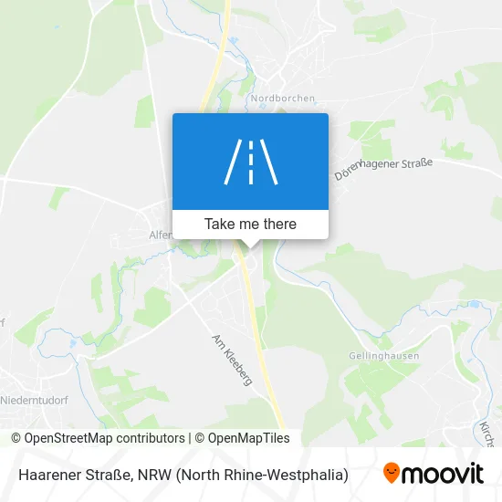 Карта Haarener Straße