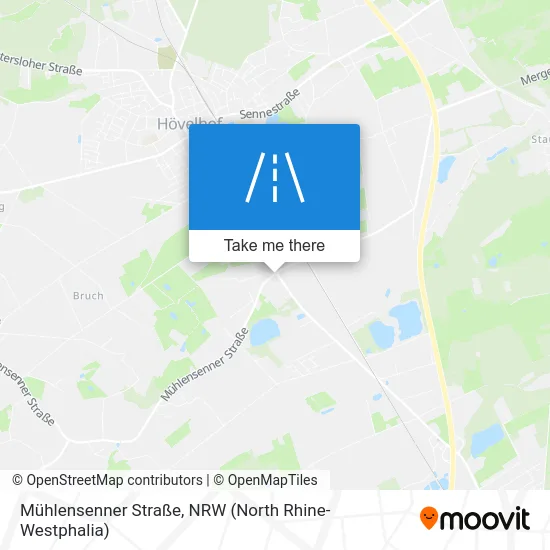Карта Mühlensenner Straße