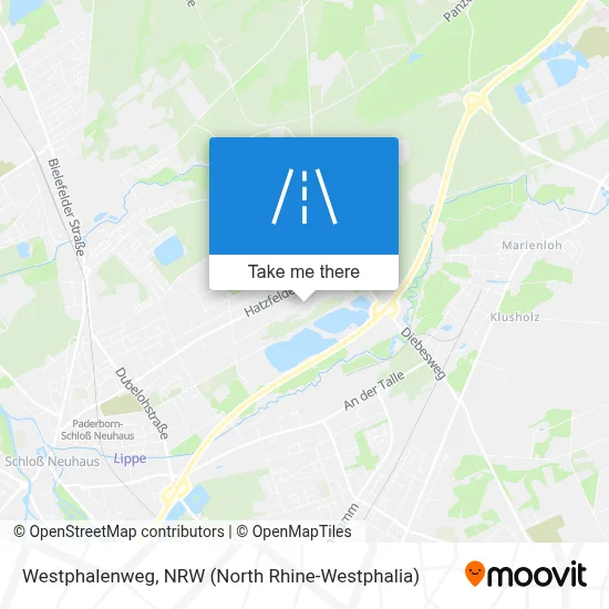 Westphalenweg map