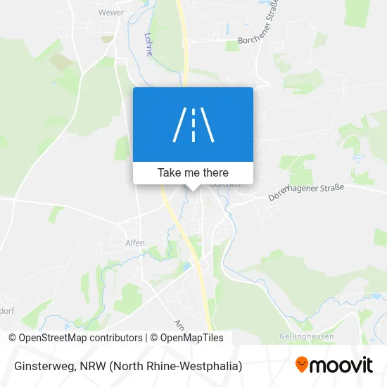 Ginsterweg map