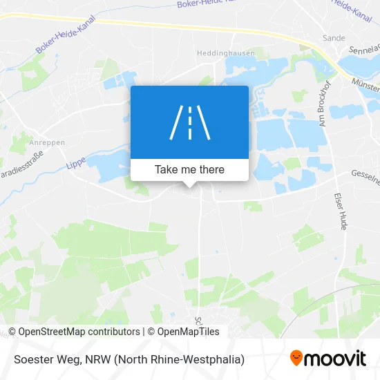 Карта Soester Weg