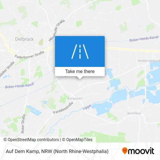 Карта Auf Dem Kamp