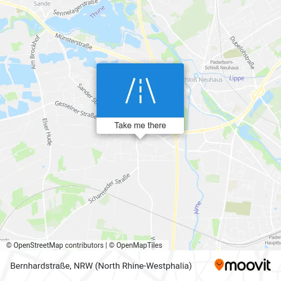 Карта Bernhardstraße