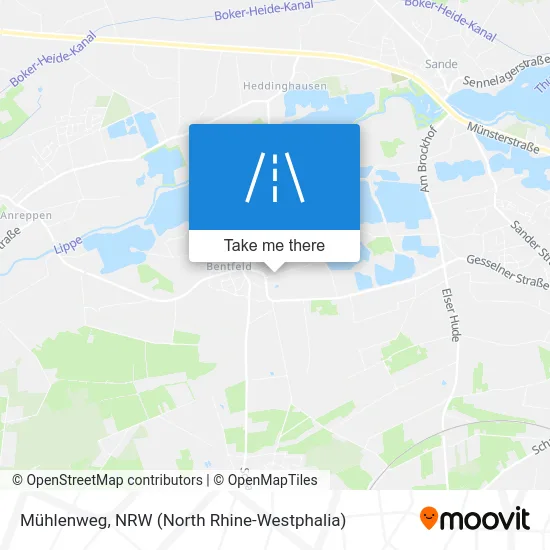 Карта Mühlenweg