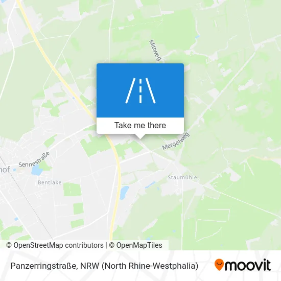 Карта Panzerringstraße