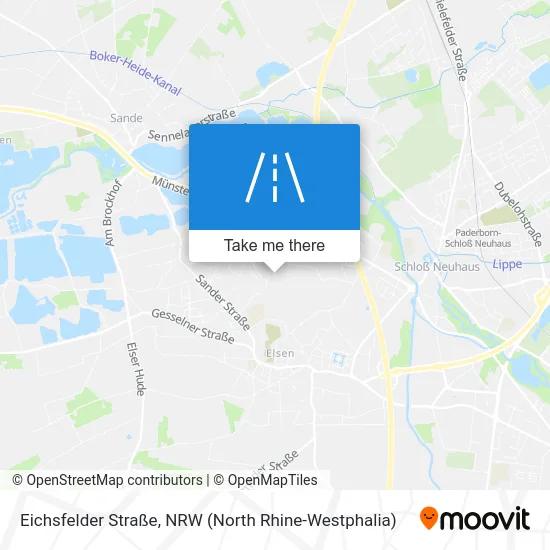 Карта Eichsfelder Straße