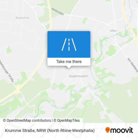 Krumme Straße map