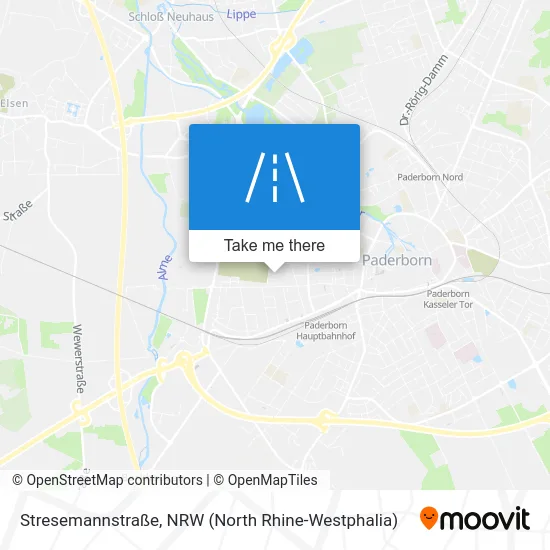 Карта Stresemannstraße