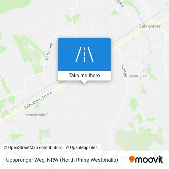 Карта Upsprunger Weg