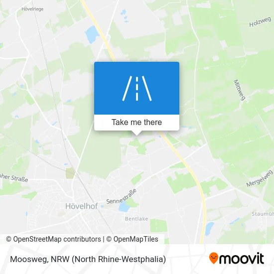 Moosweg map