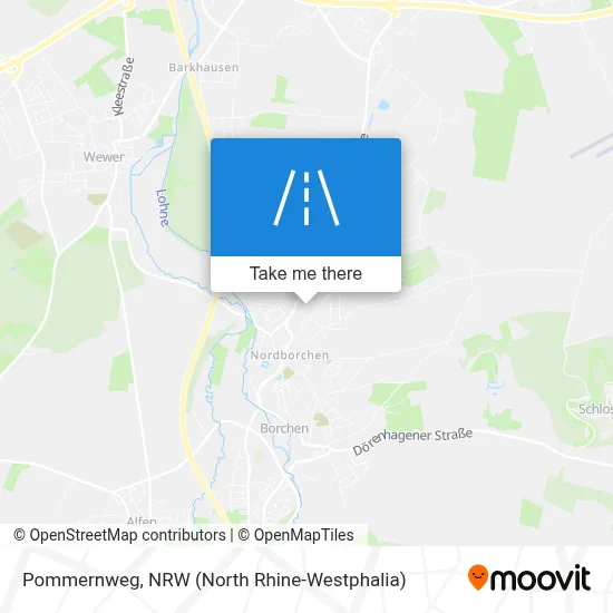 Pommernweg map