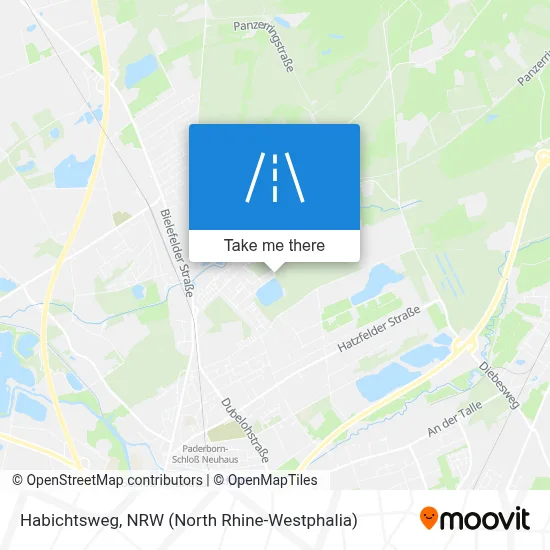 Habichtsweg map
