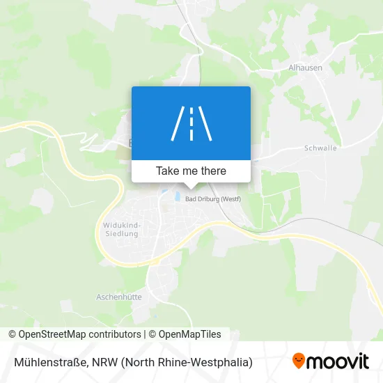 Карта Mühlenstraße