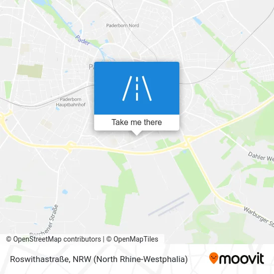 Карта Roswithastraße