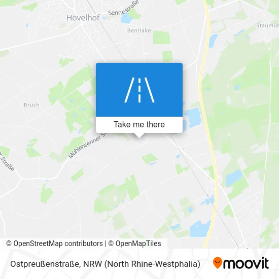 Карта Ostpreußenstraße