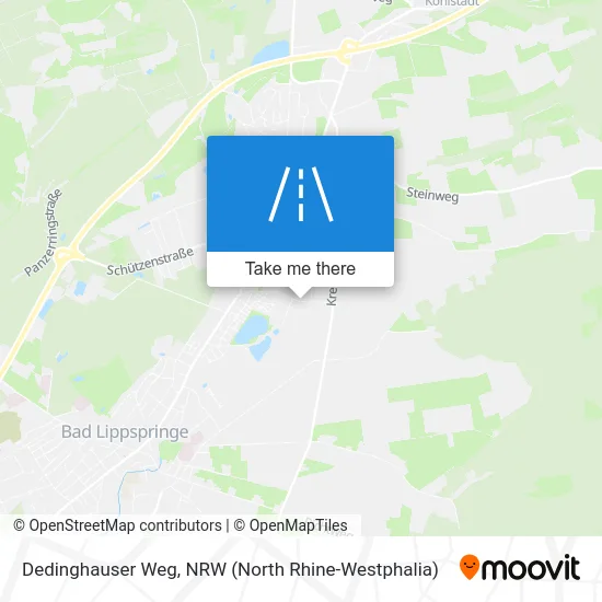 Карта Dedinghauser Weg