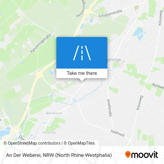 Карта An Der Weberei