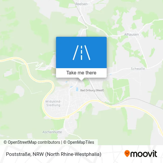 Карта Poststraße