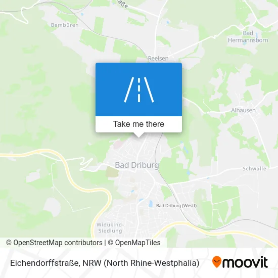 Карта Eichendorffstraße