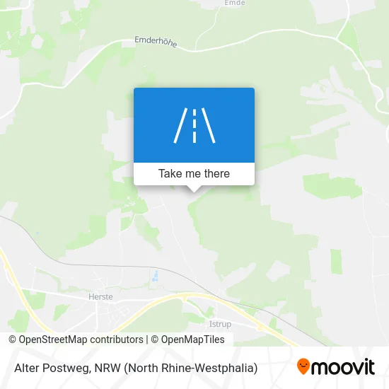 Карта Alter Postweg