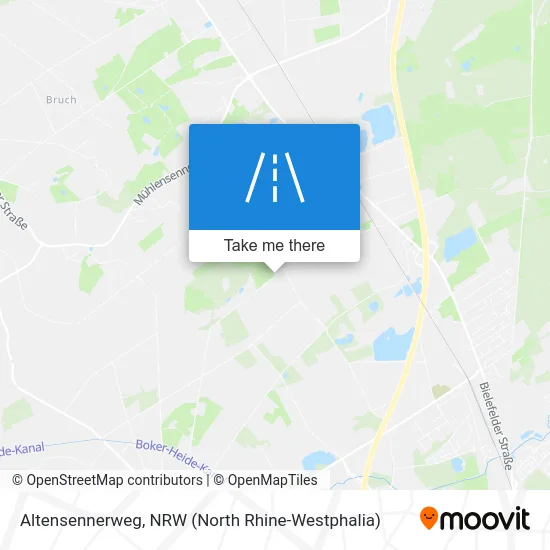 Карта Altensennerweg