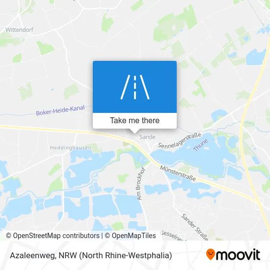 Карта Azaleenweg