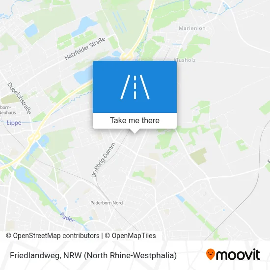 Friedlandweg map
