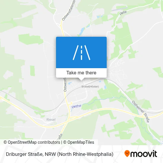 Driburger Straße map