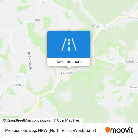 Карта Prozessionsweg