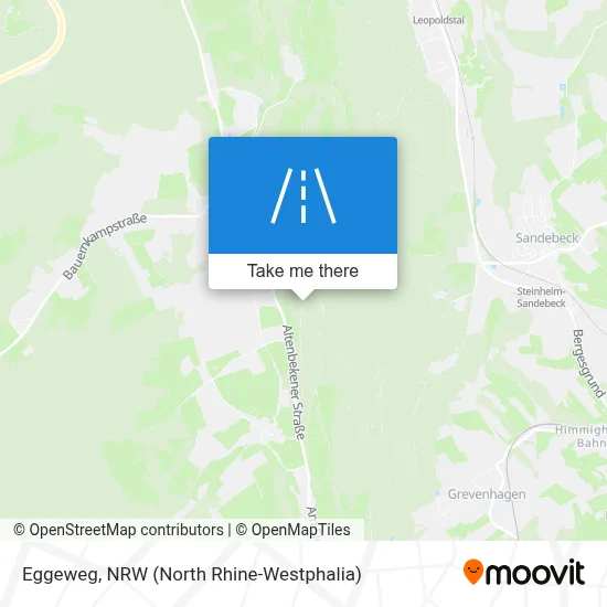 Eggeweg map